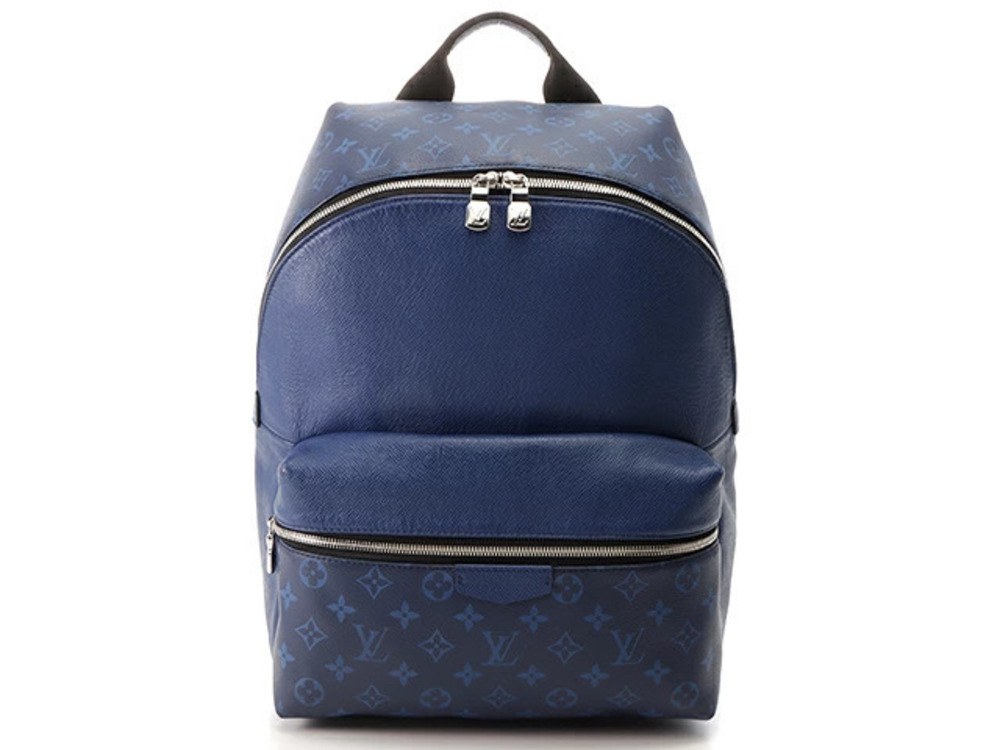 LOUIS VUITTON Discovery Backpack Taigarama Cobalt Blue
